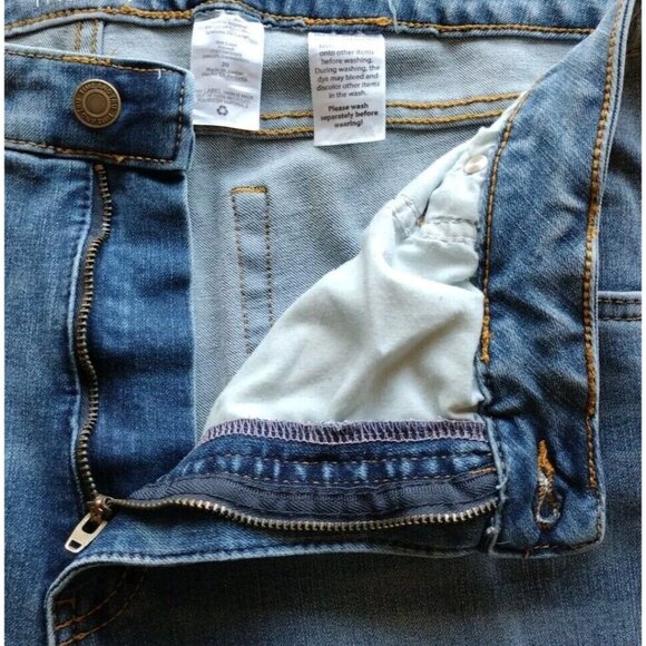 Time And Tru Jeans 20 High Rise Curvy Stretch Straight Casual - Picture 9 of 16